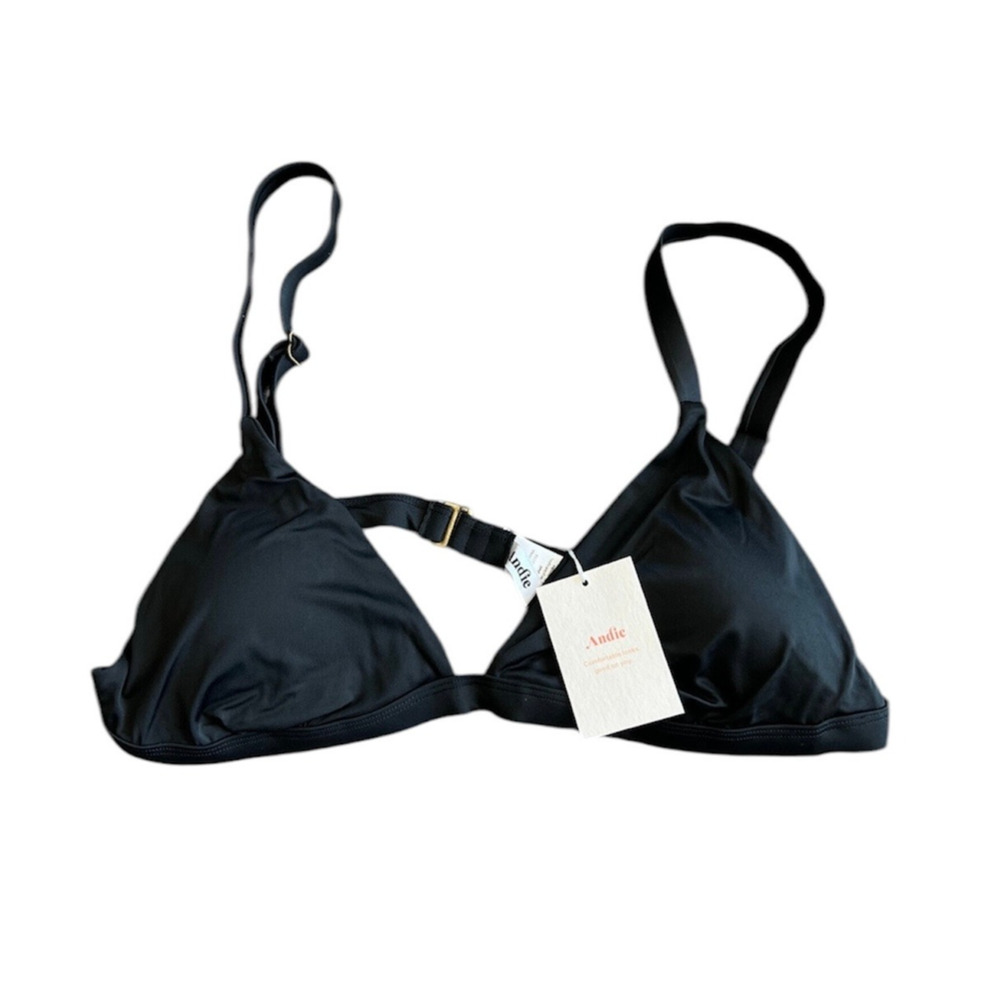 Andie Swim The Caicos Top in Black XL NWT - Picture 3 of 5